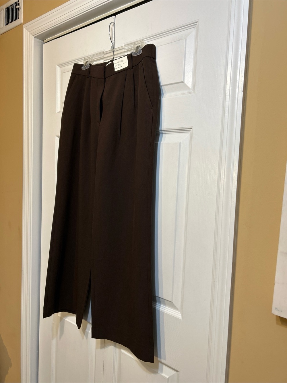 9/6/26NWT Abercrombie & Fitch Ultra High-Rise Wide-Leg Dress Pants Size 31 Short - Picture 6 of 14